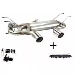 Silencieux Inox Ulter Sport à valve + Diffuseur  MAZDA MX5 Modèle ND 2014 - 201x Coupé & Cabriolet 1.5 / 2.0