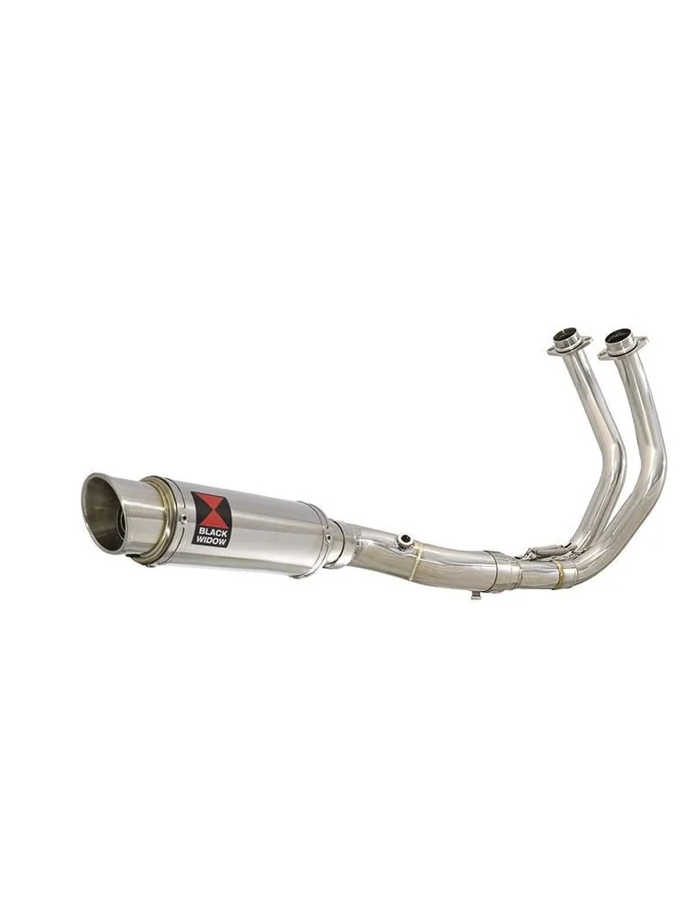 Tracer 700 2020 - 2021 Passage Bas Décatalyseur Ligne complète & Silencieux Rond GP Style En Inox 230mm