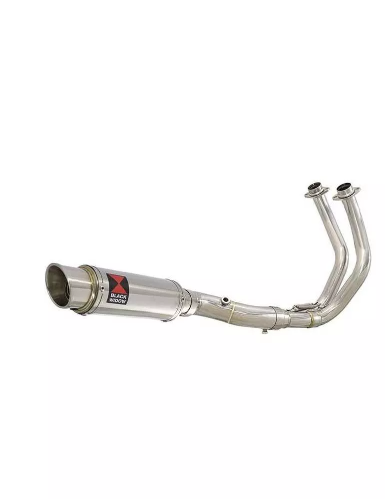 Tracer 700 2020 - 2021 Passage Bas Décatalyseur Ligne complète & Silencieux Rond GP Style En Inox 230mm