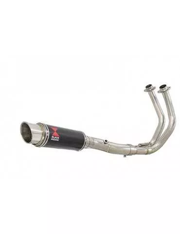 Tracer 700 2020 - 2021  Passage Bas Décatalyseur Ligne complète & Silencieux GP Rond En Carbone 230mm