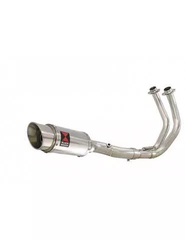 Tracer 700 2020 - 2021 Passage Bas Décatalyseur Ligne complète & Silencieux Rond En Inox 200mm