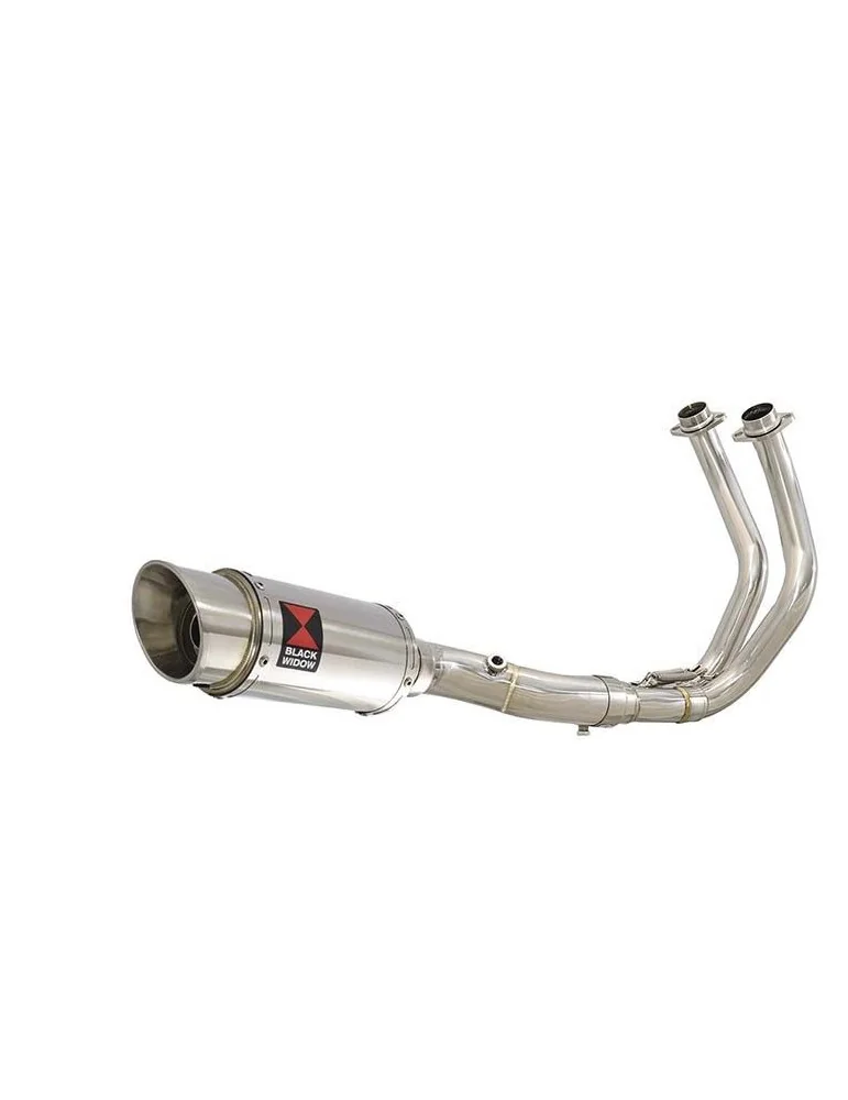 Tracer 700 2020 - 2021 Passage Bas Décatalyseur Ligne complète & Silencieux Rond En Inox 200mm