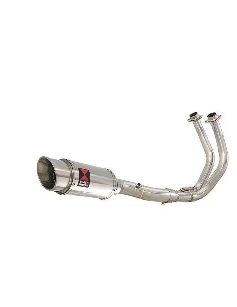 Tracer 700 2020 - 2021 Passage Bas Décatalyseur Ligne complète & Silencieux Rond En Inox 200mm
