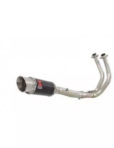 Tracer 700 2020 - 2021 Passage Bas Décatalyseur Ligne complète & Silencieux Rond En Carbone 200mm