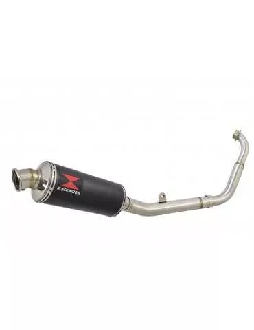 YZF-R 125 2019-2020 Ligne complète & Silencieux Rond Noir En Inox 300mm