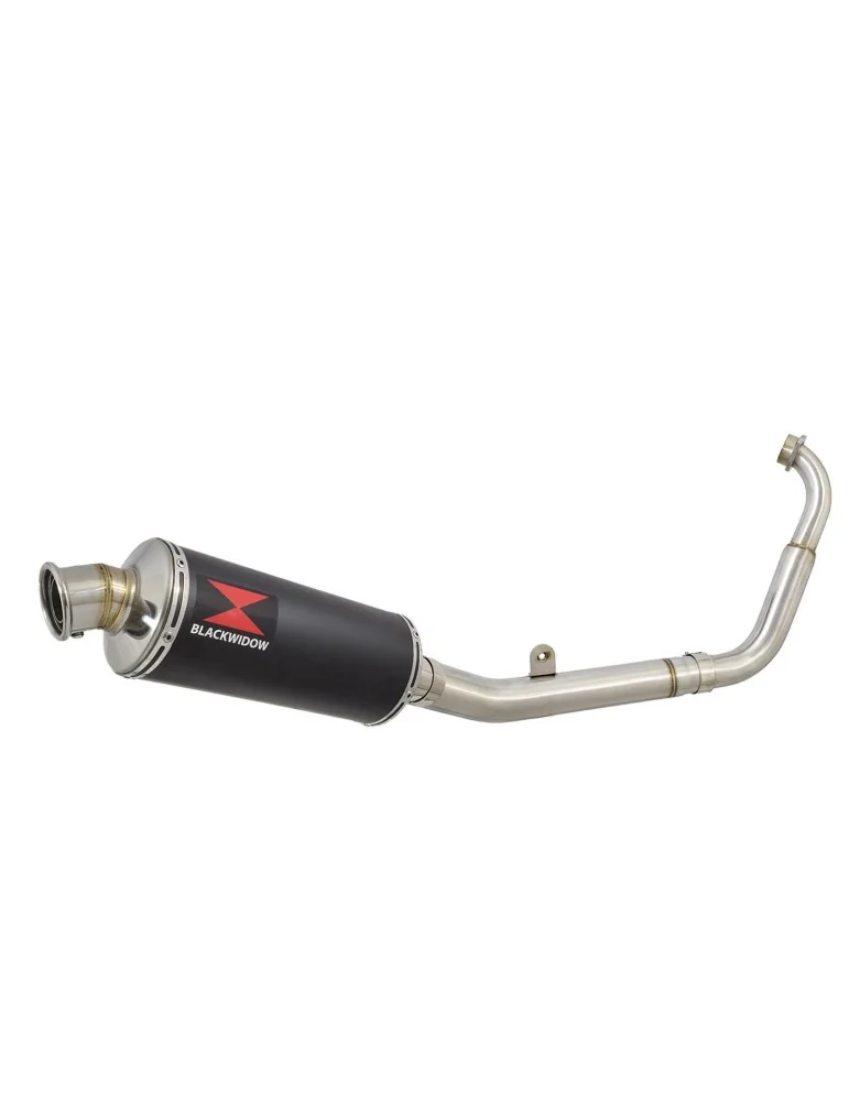 YZF-R 125 2019-2020 Ligne complète & Silencieux Rond Noir En Inox 300mm