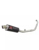 YZF-R 125 2019-2020 Ligne complète & Silencieux Rond Noir En Inox 300mm
