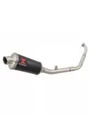 YZF-R 125 2019-2020 Ligne complète & Silencieux Ovale Noir En Inox 300mm