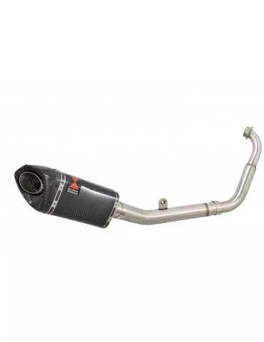 YZF-R 125 2019-2020  Ligne complète & Silencieux Tri Ovale En Carbone 250mm