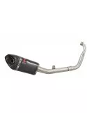 YZF-R 125 2019-2020  Ligne complète & Silencieux Tri Ovale En Carbone 250mm