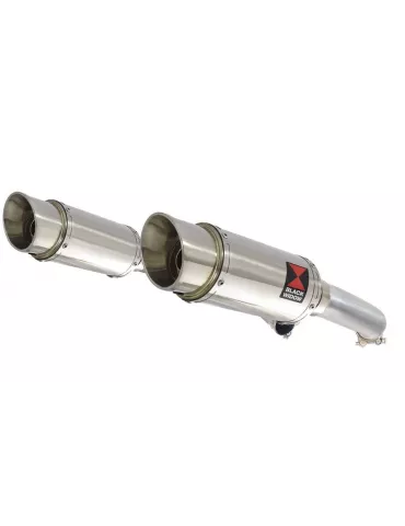 VTR1000F VTR 1000 F Firestorm (SC36) tube de raccords et Silencieux Rond  Inox   200mm