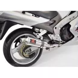 KAWASAKI ZZR1200 ZZR 1200 4-2 Ligne complètes & Rond Silencieux En Inox 300mm