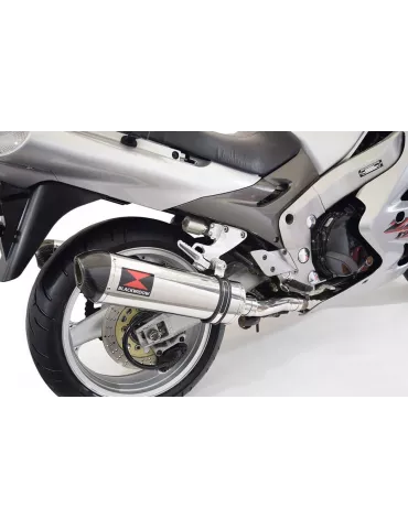 KAWASAKI ZZR1200 ZZR 1200 4-2 Ligne complètes & Ovale Silencieux En Inox + Carbon Fire Tips 400mm