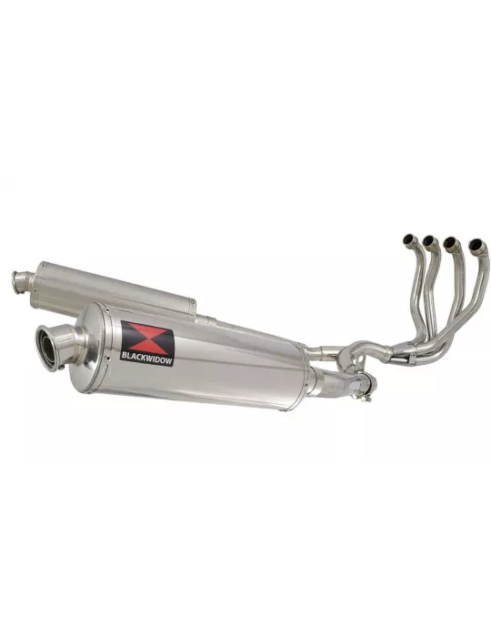 KAWASAKI ZZR1200 ZZR 1200 4-2 Ligne complète & Silencieux Ovale En Inox 400mm