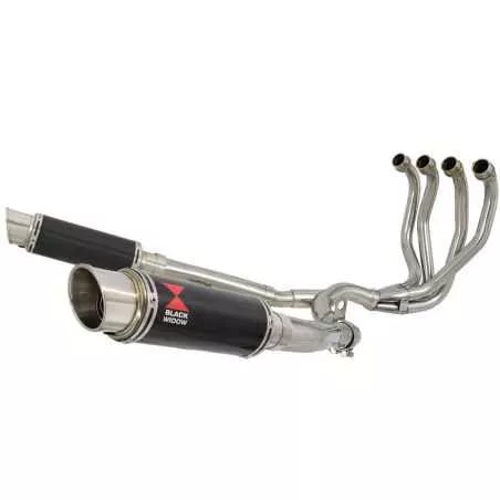 KAWASAKI ZZR1200 ZZR 1200 4-2 Ligne complète & Silencieux GP Rond En Carbone 230mm