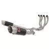 KAWASAKI ZZR1200 ZZR 1200 4-2 Ligne complète & Silencieux Rond En Carbone 200mm