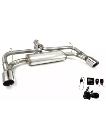 Silencieux Ulter Sport Inox à Valve  100-312Zv/101RS PALFA ROMEO Giulietta 2010-2019 1.75 Tbi / 1750 Tbi QV / 2.0 Jtd 