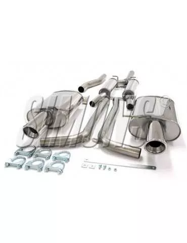 ECHAPPEMENT - Kit complet pour AUDI A4 Quatto Turbo 01-05 (ligne après catalyseur) - sortie 2x100