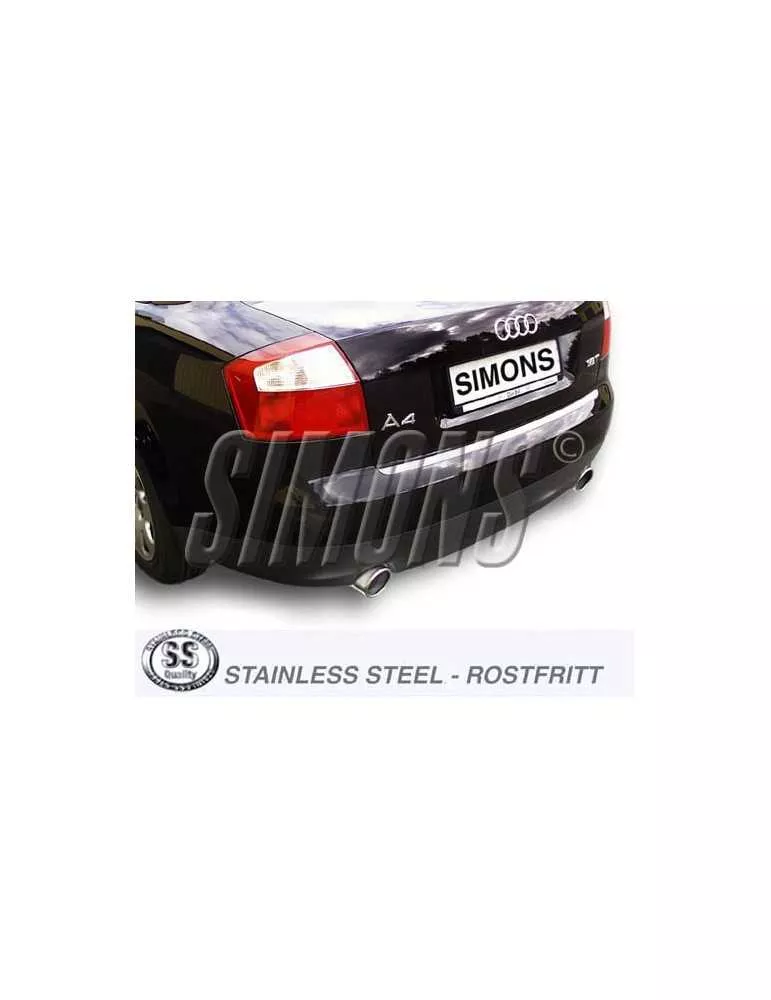ECHAPPEMENT - Kit complet (avec racepipe 044T44R) pour AUDI A4 Quatto Turbo 01-05 (ligne après catalyseur) - sortie 2x100