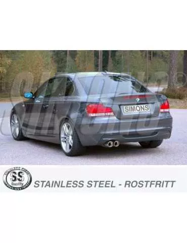 ECHAPPEMENT - Kit complet pour BMW 135i coupé bi-turbo (E82) - sortie 2x90