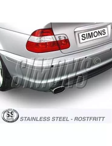 ECHAPPEMENT - Kit complet pour BMW E46 4-cylindres (ligne après catalyseur) - sortie 85/150