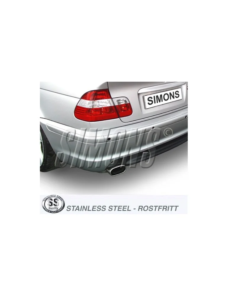 ECHAPPEMENT - Kit complet pour BMW E46 4-cylindres (ligne après catalyseur) - sortie 85/150