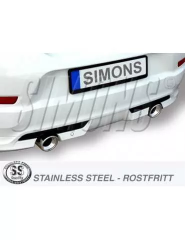 ECHAPPEMENT - Kit complet pour VOLVO C30 Turbo 09+ - sortie 2x100