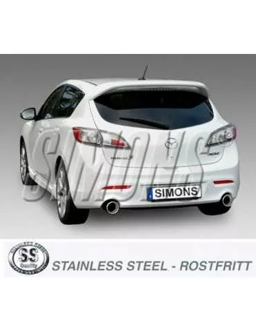 ECHAPPEMENT - Kit complet pour MAZDA 3 MPS II 09+ - sortie 2x114