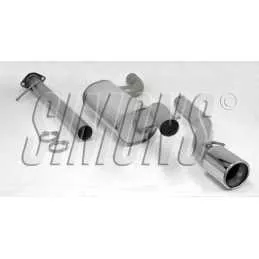 ECHAPPEMENT - Kit complet pour MAZDA 3 MPS 06+ - sortie 1x114