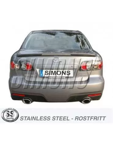 ECHAPPEMENT - Kit complet pour MAZDA 6 MPS 05+ - sortie 2x90/120