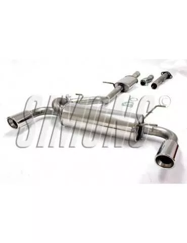 ECHAPPEMENT - Kit complet pour MAZDA MX-5 NB 1.6/1.8 98-05 - sortie 2x100