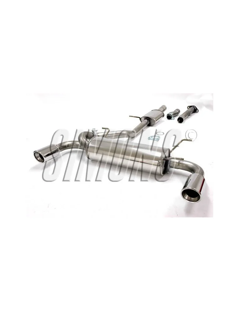 ECHAPPEMENT - Kit complet pour MAZDA MX-5 NB 1.6/1.8 98-05 - sortie 2x100