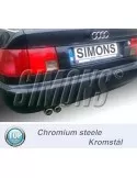 ECHAPPEMENT - Kit complet (silencieux arrière) pour AUDI 100/A6  - sortie 2x70