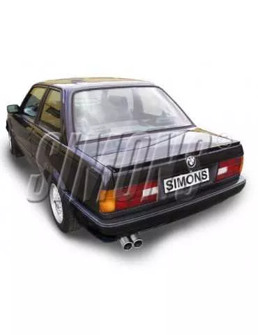 ECHAPPEMENT - Kit complet pour BMW E30 320-325 catalysé 320i/325i/325ix - sortie 2x70