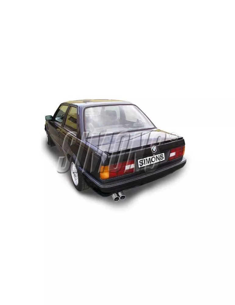 ECHAPPEMENT - Kit complet pour BMW E30 320-325 catalysé 320i/325i/325ix - sortie 2x70