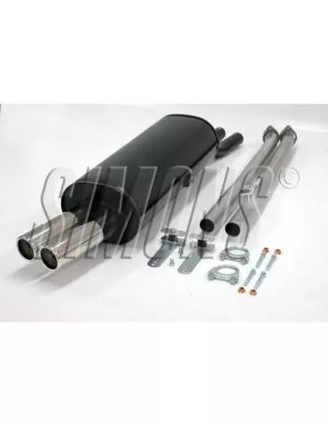 ECHAPPEMENT - Kit complet pour BMW E30 320-325 catalysé 320i/325i/325ix - sortie 2x70
