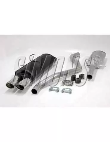 ECHAPPEMENT - Kit complet pour PEUGEOT 405 1.9, 87-92 - sortie 2x70/90