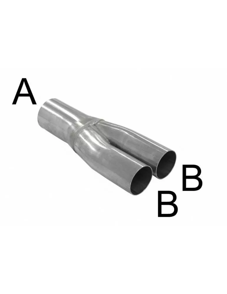 Pièce  Universelle - tube collecteur 2-1: 50.8-41.5x2