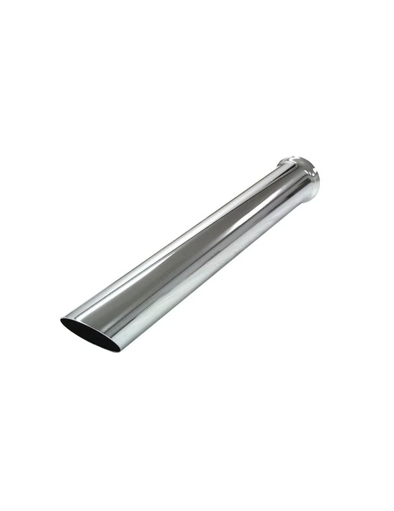 Pièce  Universelle - tube chromé 76x580 avec biseau