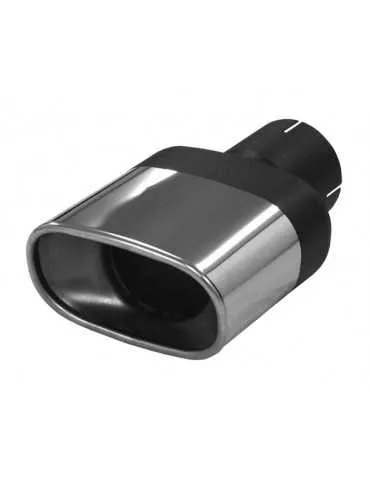 Pièce  Universelle - acier inoxidable - canule d'échappement BOLD 76mm