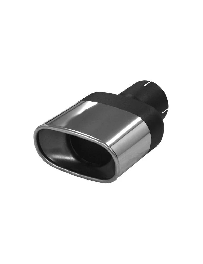 Pièce  Universelle - acier inoxidable - canule d'échappement BOLD 76mm