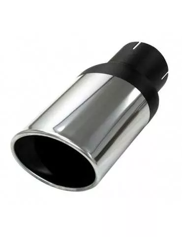 Pièce  Universelle - acier inoxidable - canule d'échappement Ellips 76mm