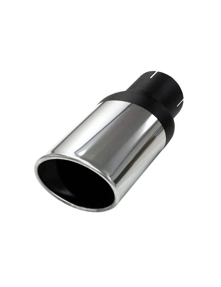 Pièce  Universelle - acier inoxidable - canule d'échappement Ellips 76mm
