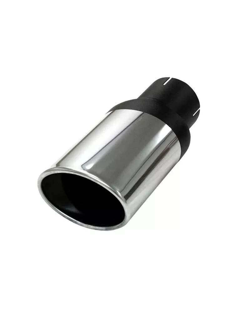 Pièce  Universelle - acier inoxidable - canule d'échappement Ellips 76mm
