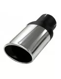 Pièce  Universelle - acier inoxidable - canule d'échappement Ellips 76mm