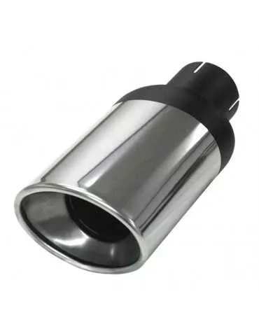 Pièce  Universelle - acier inoxidable - canule d'échappement Ellips XL 63mm