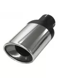 Pièce  Universelle - acier inoxidable - canule d'échappement Ellips XL 63mm