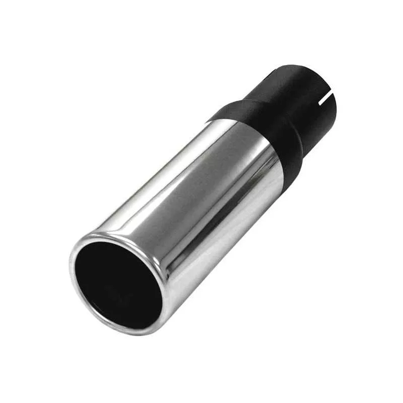Pièce  Universelle - acier inoxidable - canule d'échappement Rondo 63mm