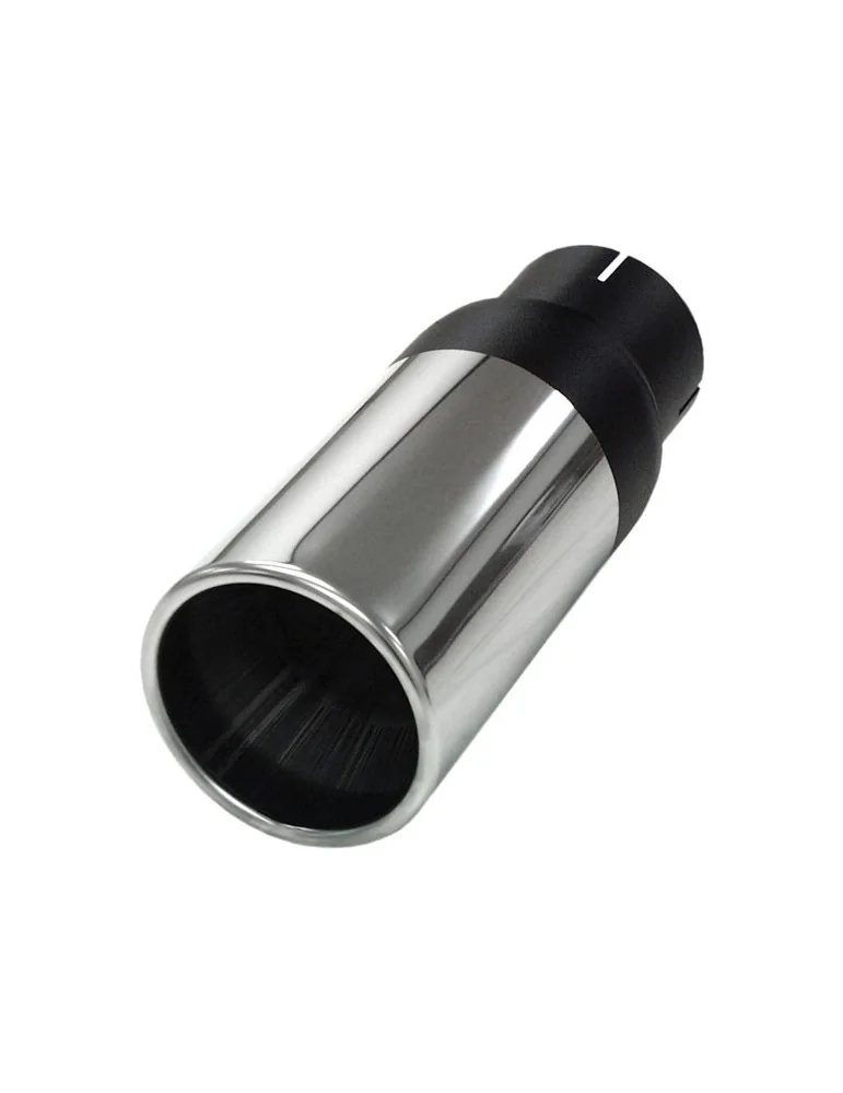 Pièce  Universelle - acier inoxidable - canule d'échappement Rondo 76mm