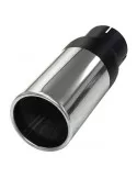 Pièce  Universelle - acier inoxidable - canule d'échappement Rondo 76mm